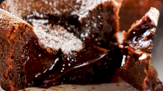 fondant au chocolat